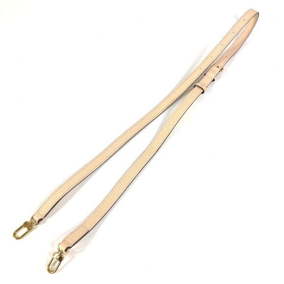 LOUIS VUITTON accessories Shoulder strap Leather Beige - Picture 2 of 10